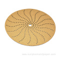 Round Sanding Abrasives Gold Sandpaper Discs